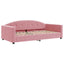 daybed 100x200 cm velour pink