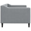 daybed 80x200 cm stof lysegrå