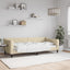 daybed 90x200 cm stof cremefarvet
