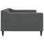 daybed 100x200 cm stof mørkegrå