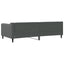 daybed 100x200 cm stof mørkegrå