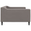 daybed 100x200 cm stof gråbrun