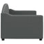 daybed 80x200 cm stof mørkegrå