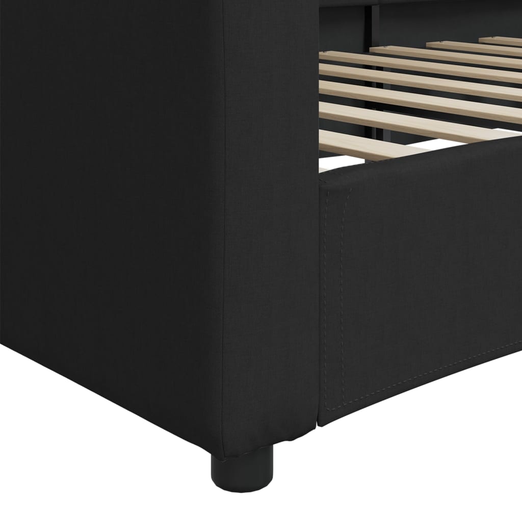 daybed 90x190 cm stof sort