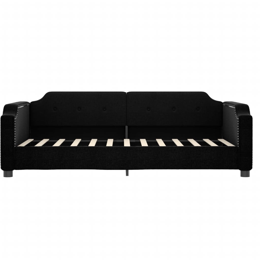 daybed 100x200 cm stof sort