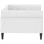 daybed 90x200 cm kunstlæder hvid