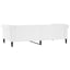 daybed 100x200 cm kunstlæder hvid
