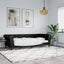 daybed 90x190 cm kunstlæder sort