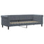 daybed 80x200 cm velour mørkegrå