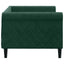 daybed 80x200 cm velour mørkegrøn