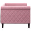 daybed 80x200 cm velour pink