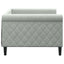 daybed 90x200 cm velour lysegrå