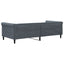 daybed 90x200 cm velour mørkegrå
