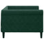 daybed 90x200 cm velour mørkegrøn
