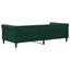 daybed 90x200 cm velour mørkegrøn