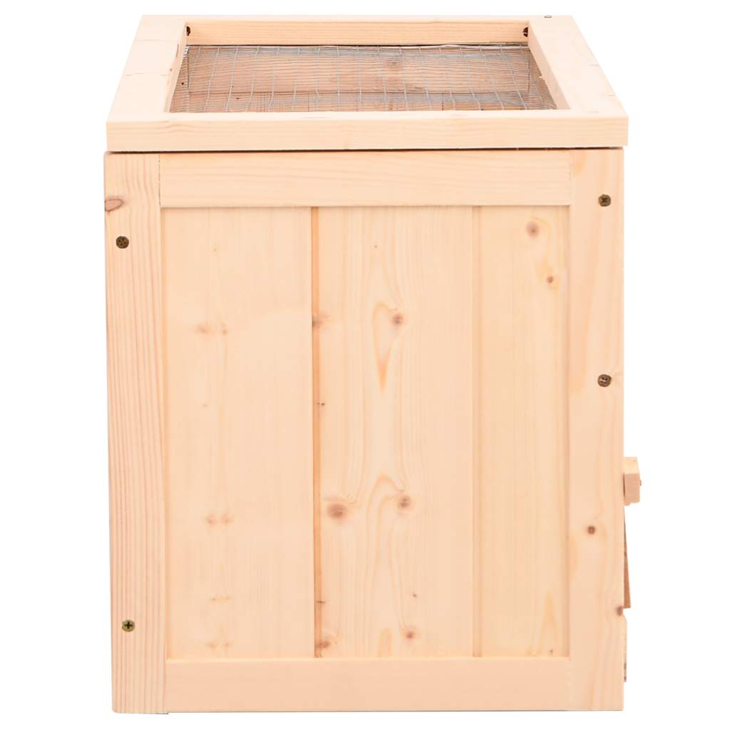 hamsterbur 60x30x35 cm massivt fyrretræ