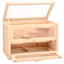 hamsterbur 60x35,5x42 cm massivt fyrretræ