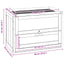 hamsterbur 60x35,5x42 cm massivt fyrretræ