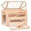 hamsterbur 80x40x43 cm massivt fyrretræ