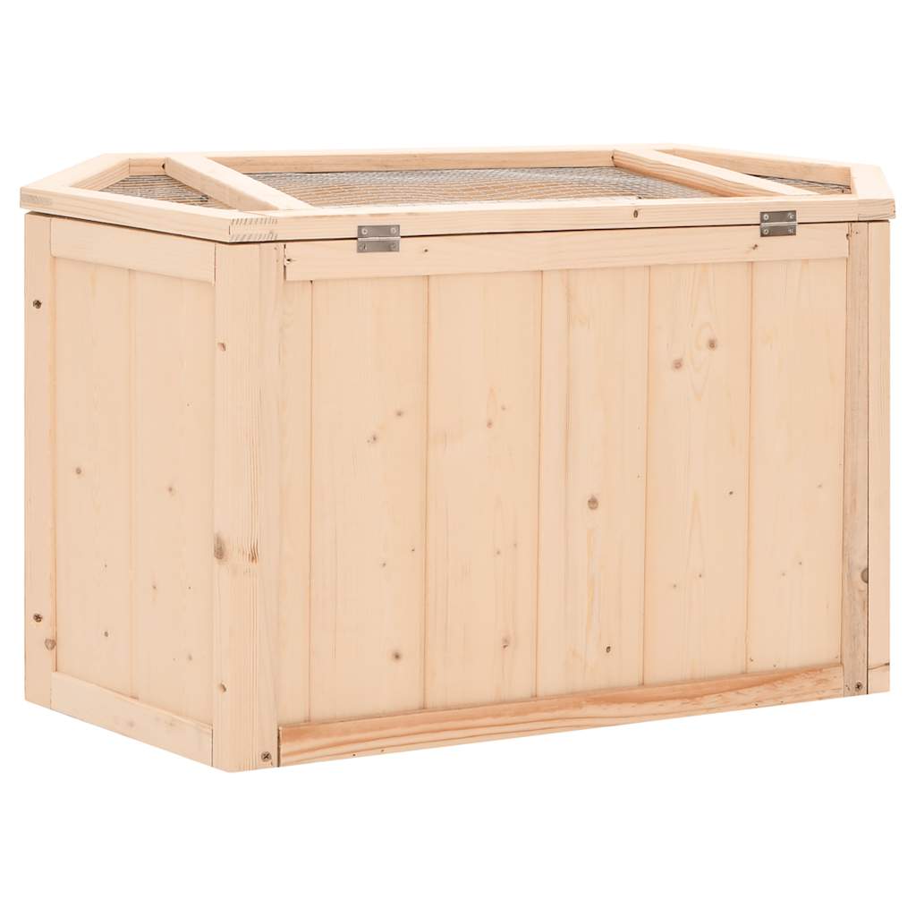 hamsterbur 80x40x43 cm massivt fyrretræ