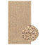 gulvtæppe ZIZUR 80x150 cm jute-look indendørs og udendørs