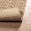 gulvtæppe ZIZUR 80x150 cm jute-look indendørs og udendørs