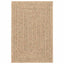 gulvtæppe ZIZUR 120x170 cm jute-look indendørs og udendørs