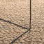 gulvtæppe ZIZUR 140x200 cm jute-look indendørs og udendørs