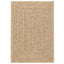 gulvtæppe ZIZUR 160x230 cm jute-look indendørs og udendørs