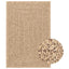 gulvtæppe ZIZUR 200x290 cm jute-look indendørs og udendørs