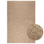 gulvtæppe ZIZUR 200x290 cm jute-look indendørs og udendørs