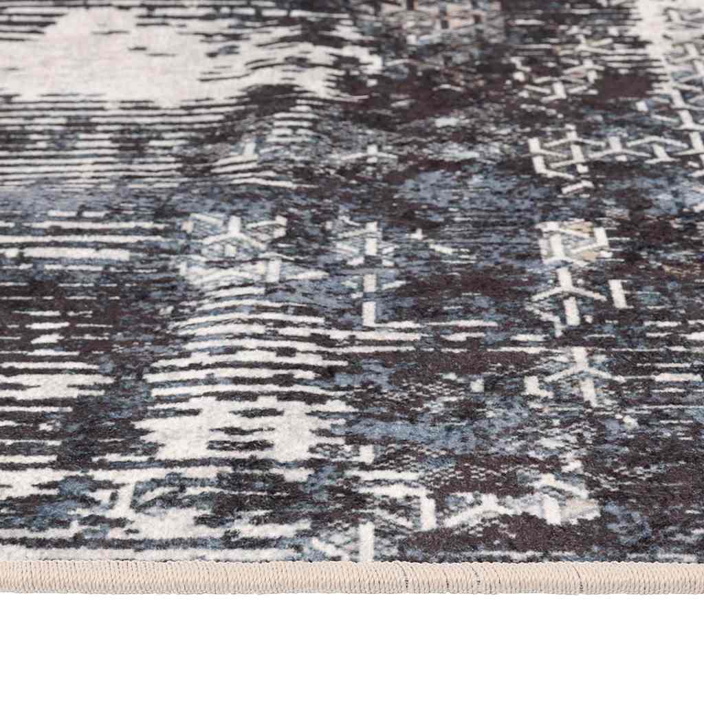 gulvtæppe 160x230 cm vaskbart flerfarvet