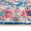 gulvtæppe 190x300 cm vaskbart flerfarvet
