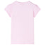 T-shirt til børn str. 116 lyserød