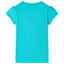T-shirt til børn str. 116 mintgrøn
