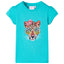 T-shirt til børn str. 128 mintgrøn