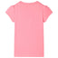 T-shirt til børn str. 128 neon-pink