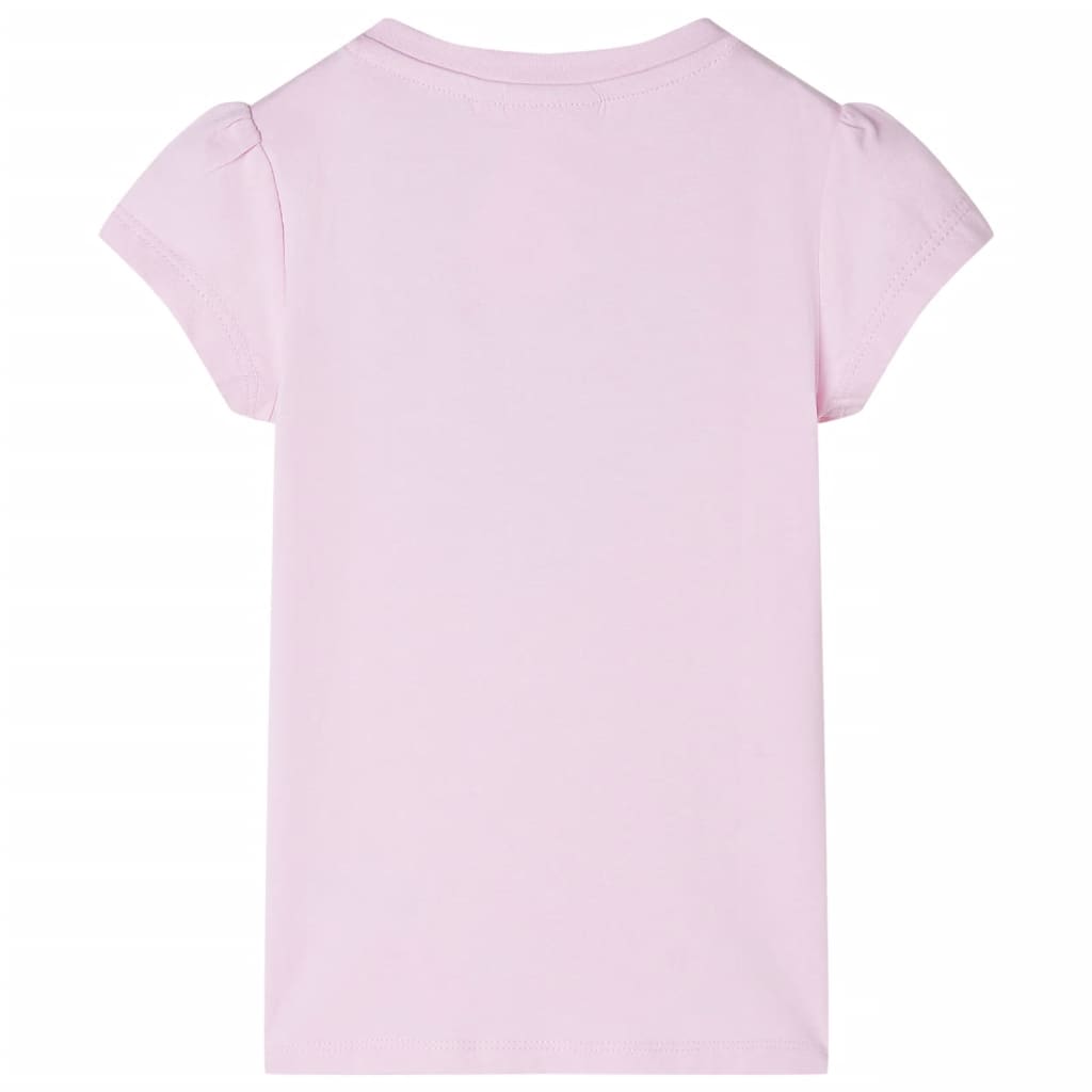 T-shirt til børn str. 104 lyserød