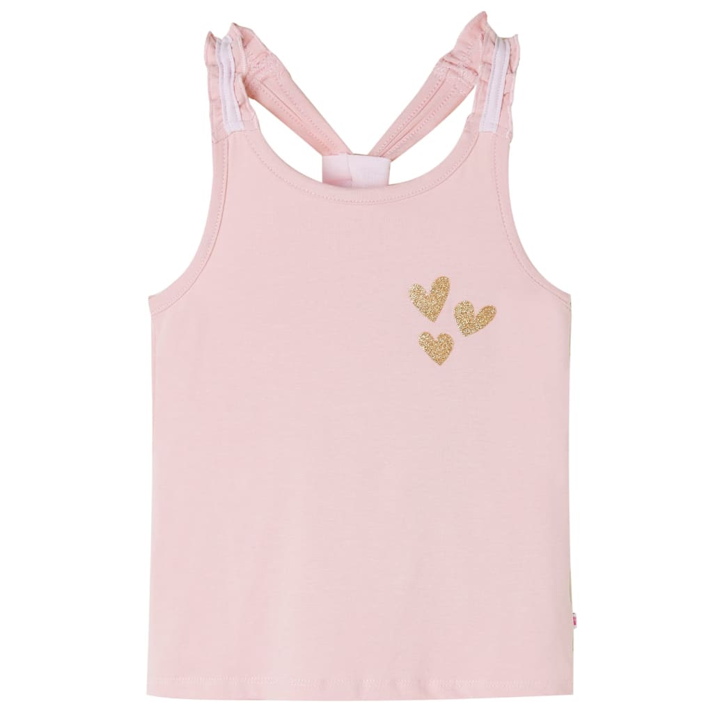Tanktop til børn str. 104 lyserød