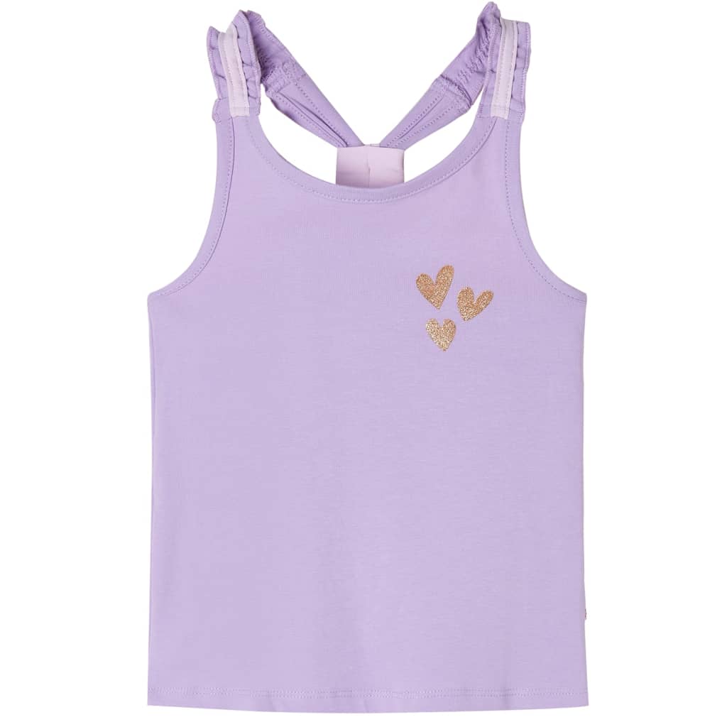 Tanktop til børn str. 104 lilla