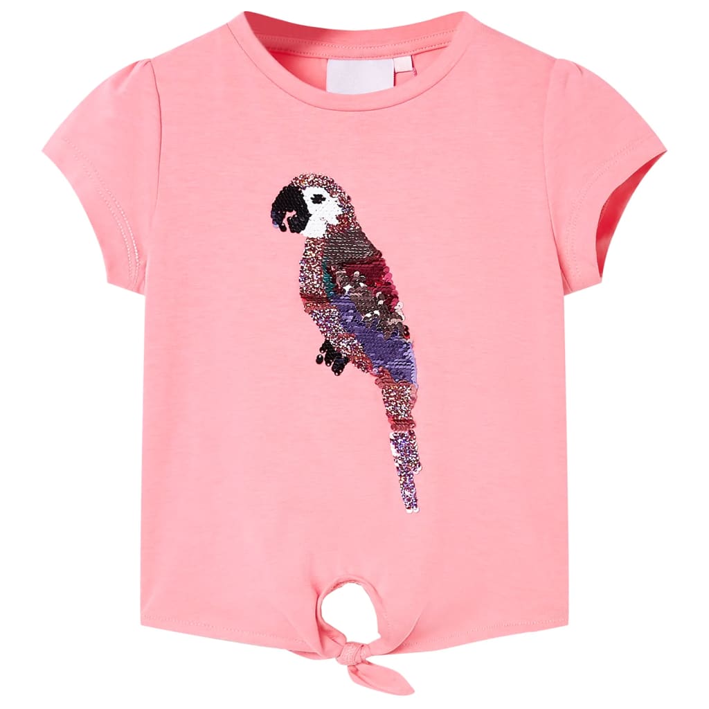 T-shirt til børn str. 104 lyserød