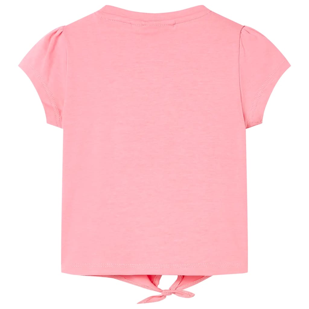 T-shirt til børn str. 104 lyserød