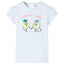 T-shirt til børn str. 140 lyseblå