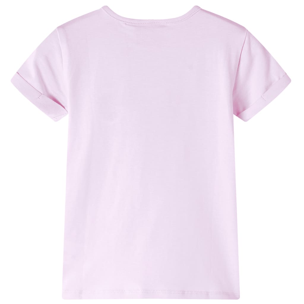 T-shirt til børn str. 116 lyserød