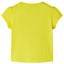 T-shirt til børn str. 128 gul