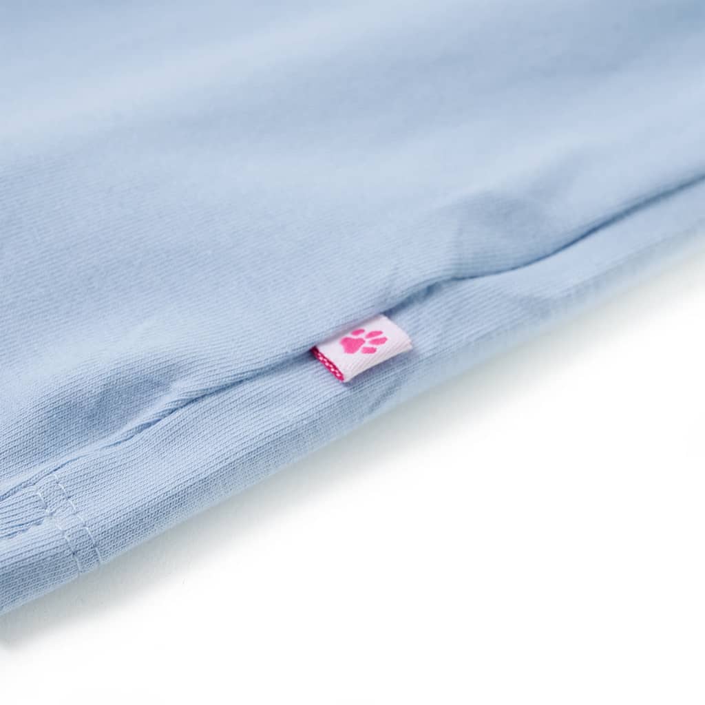 T-shirt til børn str. 104 blå