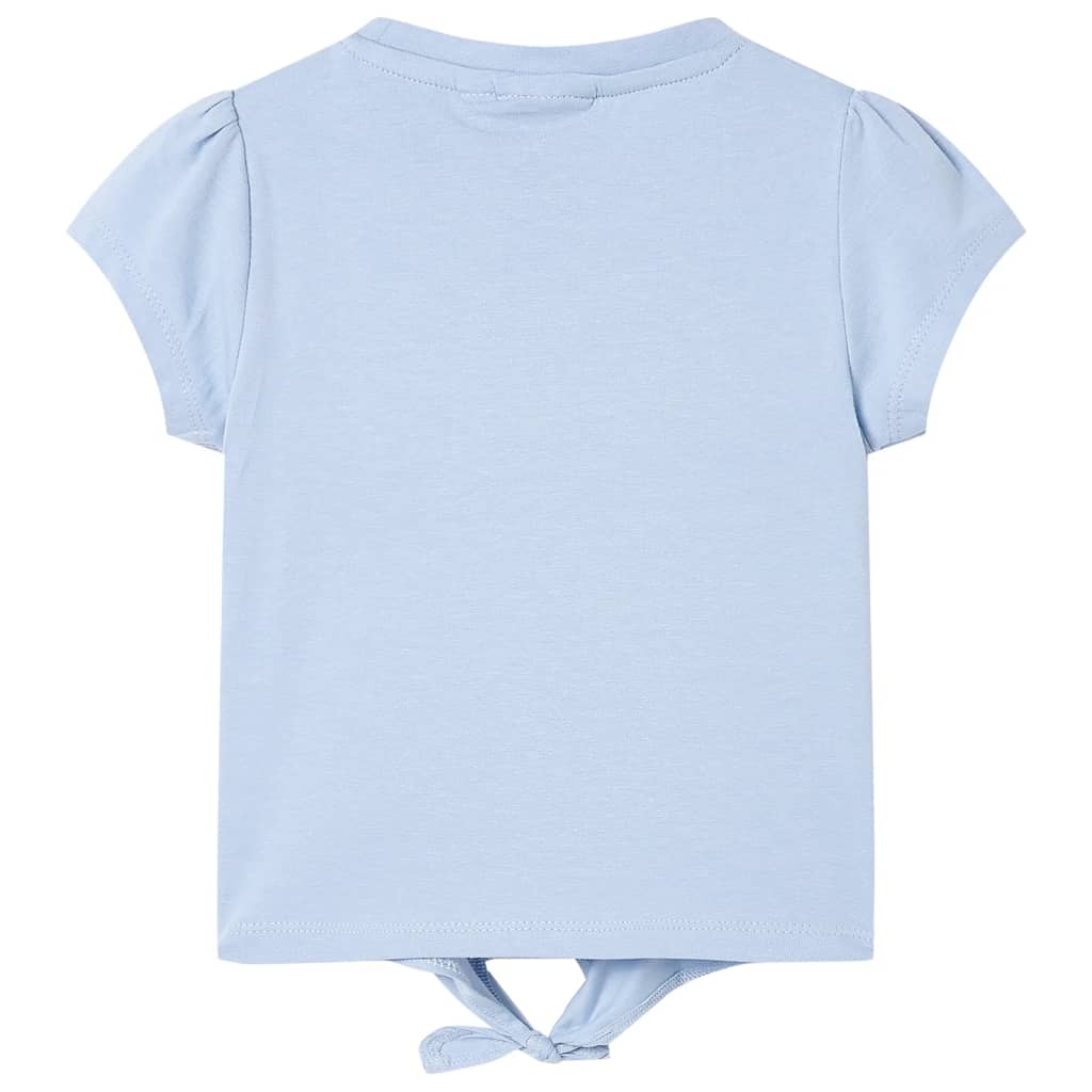T-shirt til børn str. 116 blå