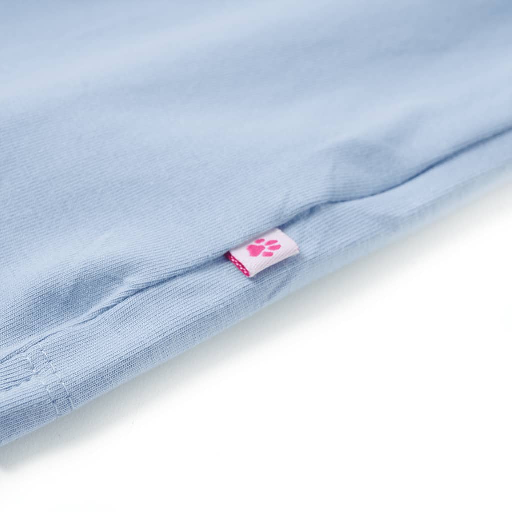 T-shirt til børn str. 116 blå