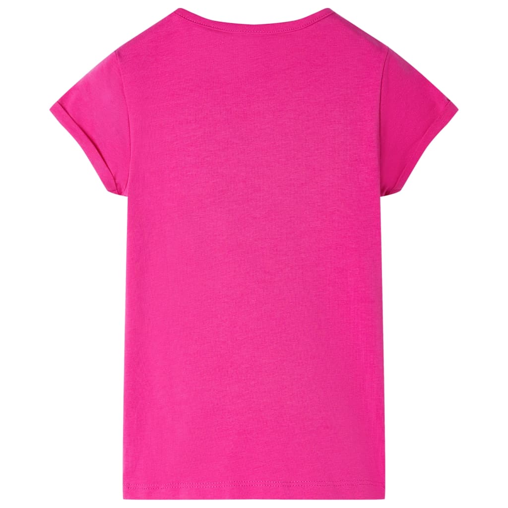 T-shirt til børn str. 128 pink