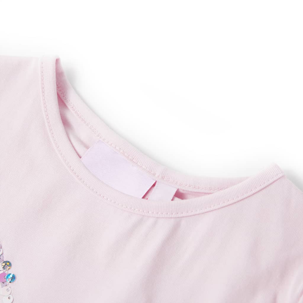 T-shirt til børn str. 128 lyserød